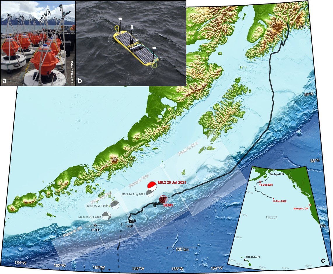 WaveGlider seafloor mission